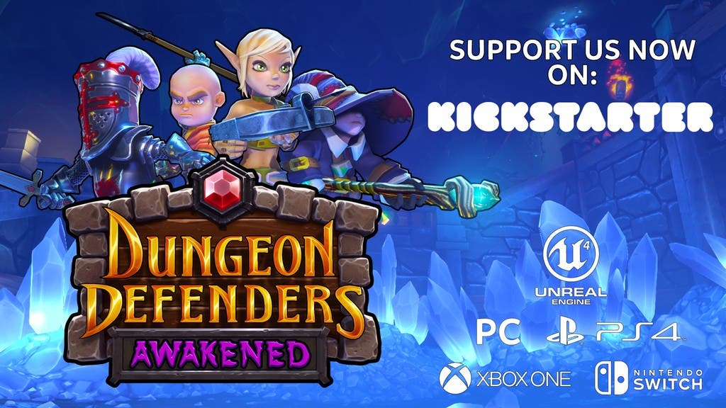 Dungeon Defenders: Awakened busca financiación a través de Kickstarter