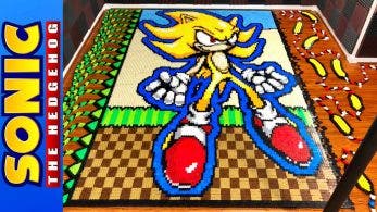 TheDominoKing homenajea a Sonic con más de 41.000 fichas de dominó