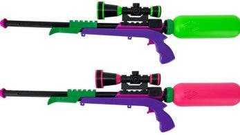 Amazon Japón pone a la venta estas dos pistolas de agua inspiradas en los cargatintas con mira de Splatoon 2