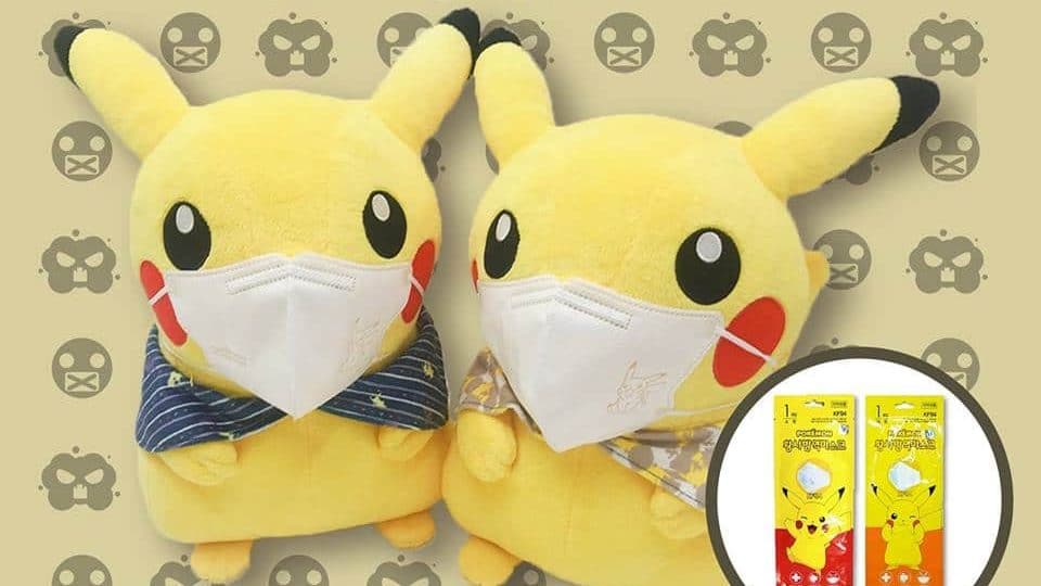 Llegan a Corea del Sur la máscara oficial de Pikachu y zumos de frutas de Pokémon