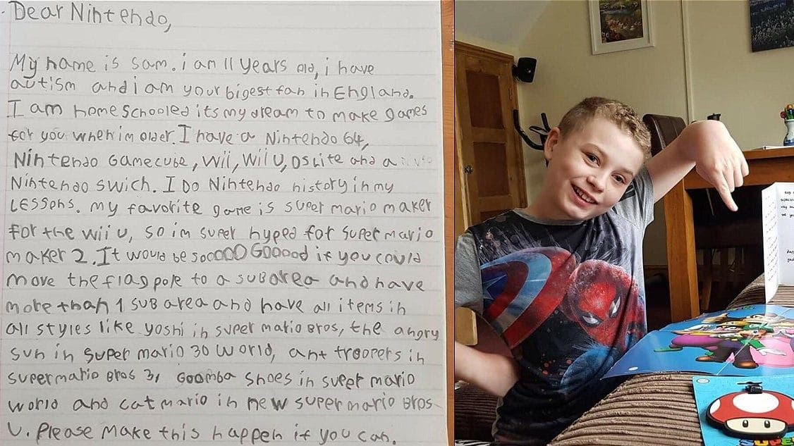 Nintendo responde a mano a un fan de 11 años que les mostró su apoyo a través de esta carta