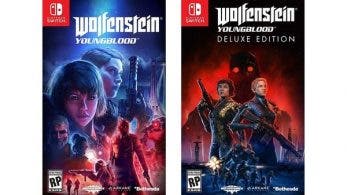 Así lucen las portadas de las dos ediciones de Wolfenstein: Youngblood para Nintendo Switch