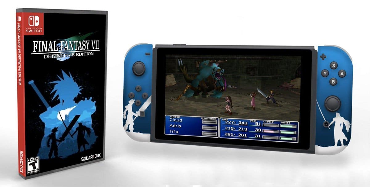 Supresión Solitario escarcha Un fan diseña una edición física de Final Fantasy VII para Nintendo Switch  - Nintenderos