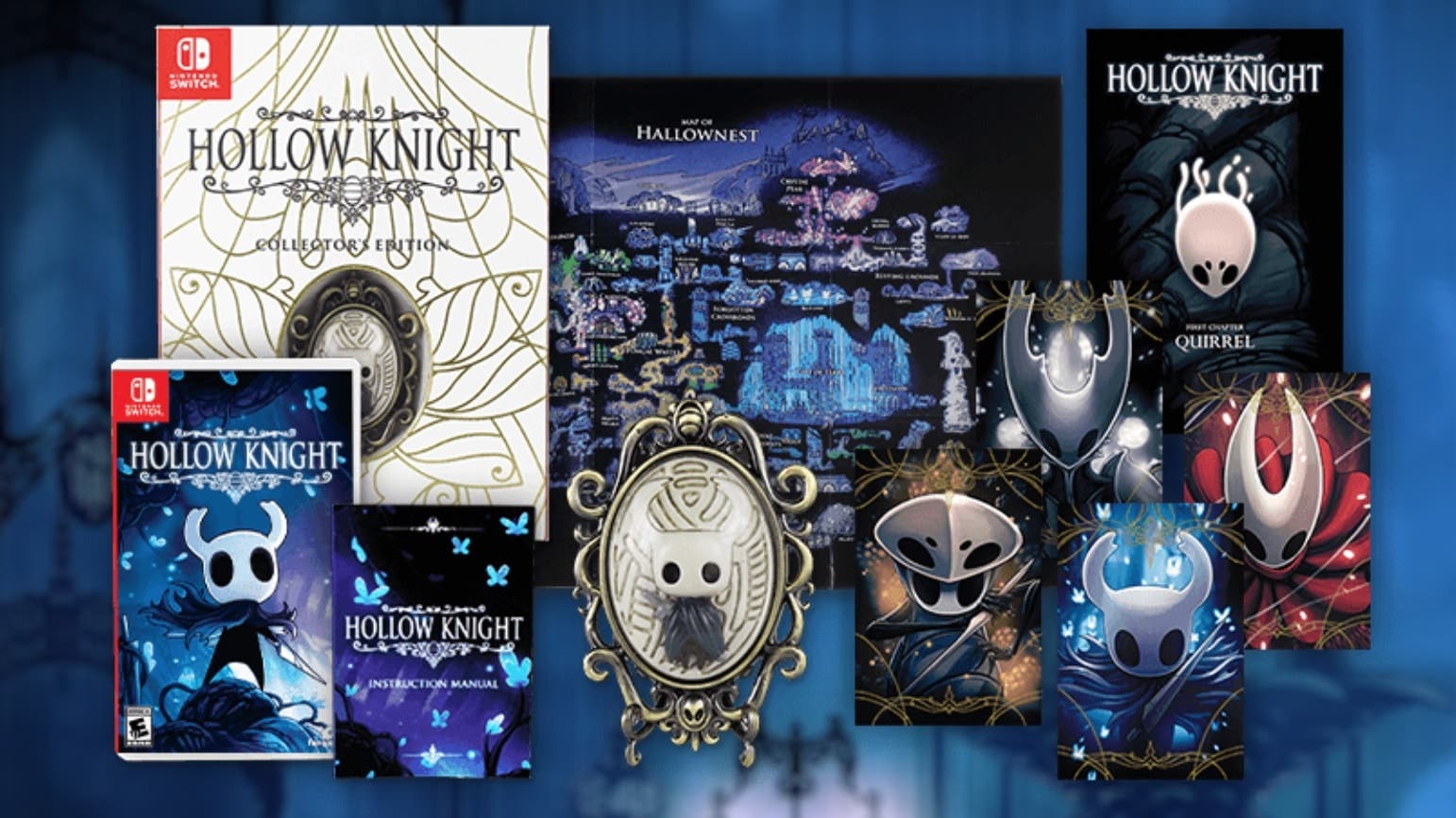 Fangamer vuelve a poner a la venta la edición coleccionista de Hollow Knight arreglando el error de sus cartuchos
