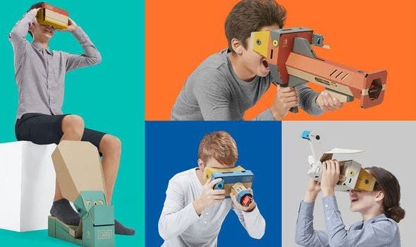 El Kit de VR de Nintendo Labo es para mayores de 7 años