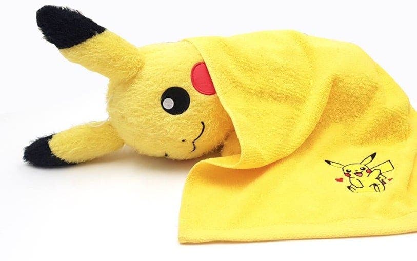 Echad un vistazo a estas toallas oficiales de Pokémon para Corea del Sur
