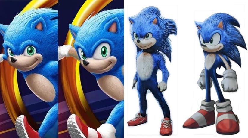 Fans retocan las últimas imágenes de la película de Sonic y los resultados sorprenden