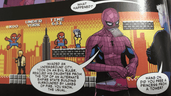 El cómic de Friendly Neighborhood Spider-Man hace un guiño a la saga Super Mario Bros.