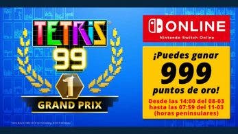 Nintendo ya está repartiendo los 999 Puntos de oro a los ganadores del Grand Prix de Tetris 99