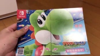 Nintendo está distribuyendo este curioso folleto de Yoshi’s Crafted World en Japón