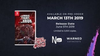 Warned Collectors anuncia el lanzamiento en formato físico de Zombie Night Terror