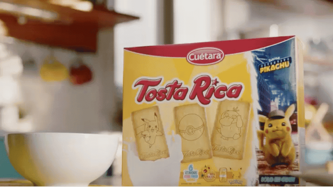Las galletas de Tosta Rica ahora están protagonizadas por el Detective Pikachu