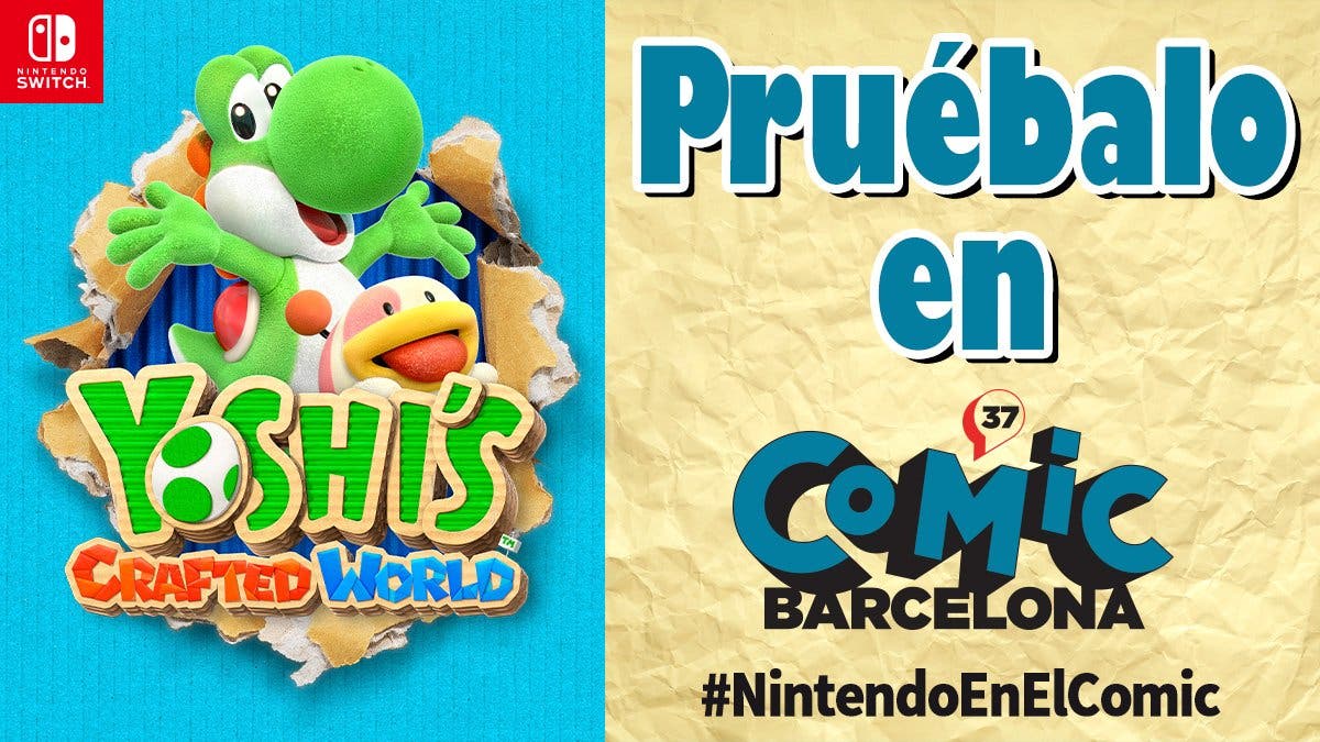 Yoshi’s Crafted World será jugable en el 37 Cómic Barcelona