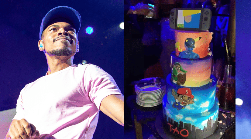 Mira la genial tarta nintendera con la que Chance the Rapper ha celebrado su cumpleaños