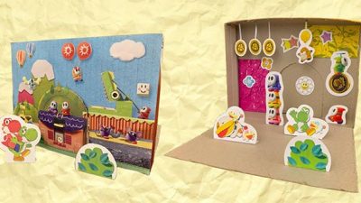 Estos adorables dioramas de Yoshi’s Crafted World se encuentran disponibles de forma gratuita en Play Nintendo