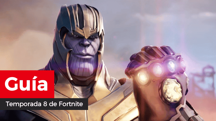Temporada 8 de Fortnite. Conviértete en un Vengador o en el poderoso Thanos. Semana 9 de desafíos ya disponible