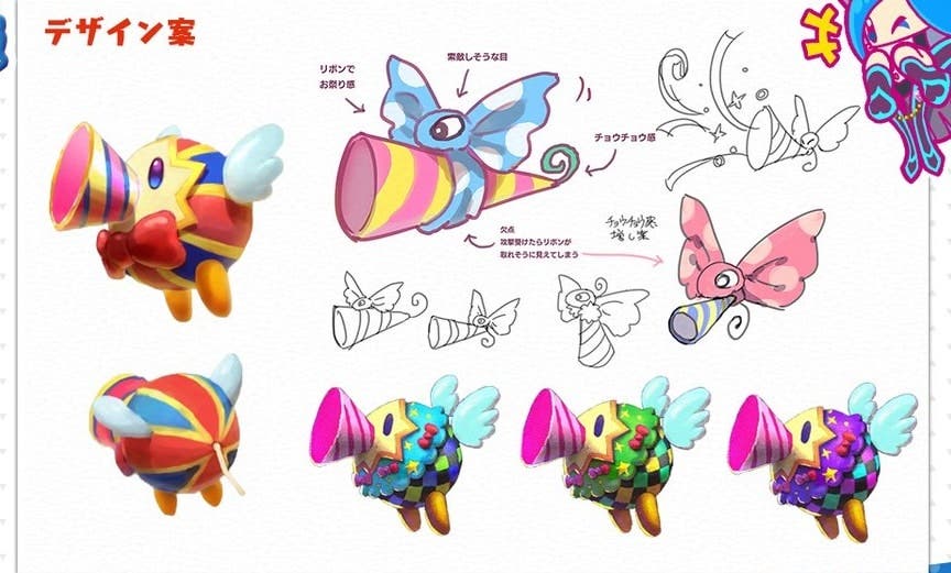 [Act.] Salen a la luz nuevos bocetos de la creación de personajes para Kirby Star Allies