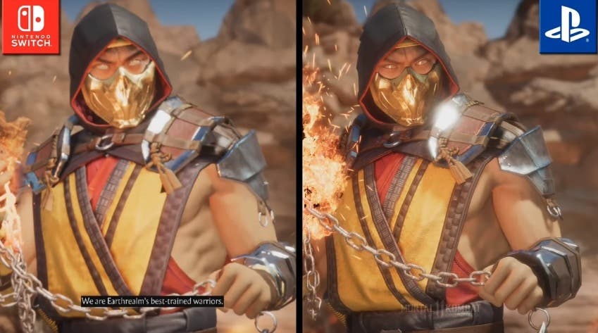 [Act.] Comparativa en vídeo con framerate de Mortal Kombat 11: Nintendo Switch vs. PlayStation 4