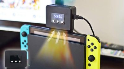 Este ventilador nos permite mantener nuestra Nintendo Switch refrigerada hasta en los días más calurosos