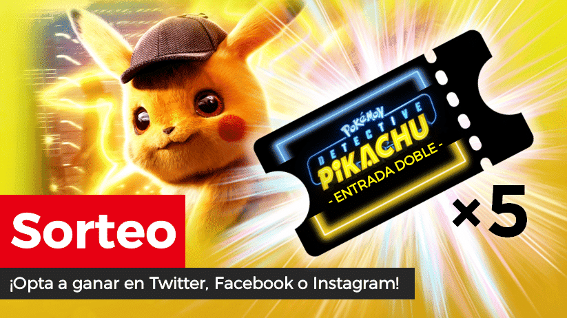 [Act.] ¡Sorteamos una entrada doble de Pokémon: Detective Pikachu al día!