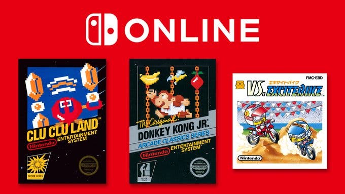Donkey Kong Jr., VS. Excitebike y Clu Clu Land confirman su estreno en Nintendo Switch Online para el 15 de mayo