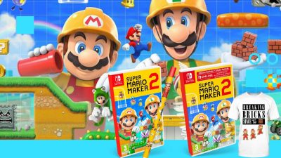 Reserva Super Mario Maker 2 en XtraLife y podrás llevarte de regalo un lápiz táctil o una camiseta
