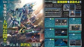 Se confirman nuevos “Mobile Suits”, personajes y un sistema de habilidades para SD Gundam G Generation Cross Rays