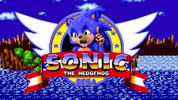Así se vería el logo original de Sonic the Hedgehog con el nuevo diseño de la película