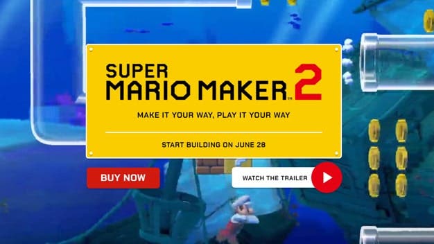 Ya está disponible el sitio web oficial completo de Super Mario Maker 2