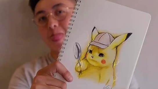 [Act.] Mira a cámara rápida cómo se creó este increíble dibujo de Pokémon: Detective Pikachu