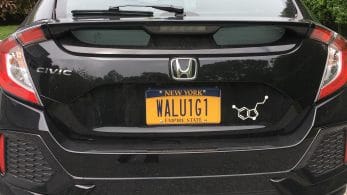 Fan muestra su amor por Waluigi personalizando la matrícula de su coche