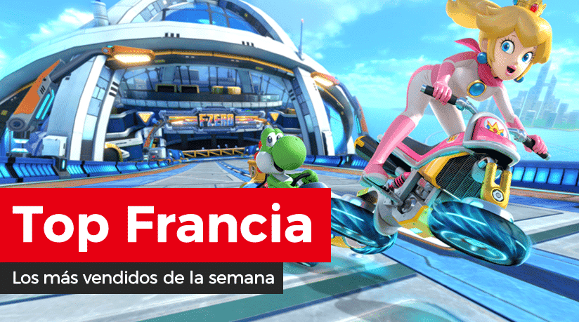 Mario Kart 8 Deluxe se mantiene como lo más vendido de Nintendo en Francia (27/1/20)