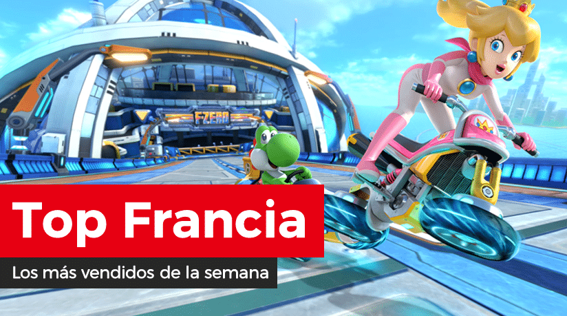 Mario Kart 8 Deluxe se mantiene como lo más vendido en Francia por décima semana consecutiva (9/3/20)