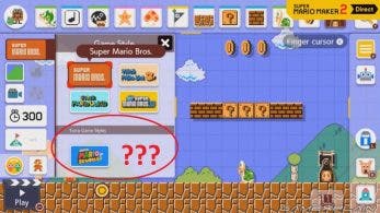 Más estilos de juego podrían estar de camino a Super Mario Maker 2