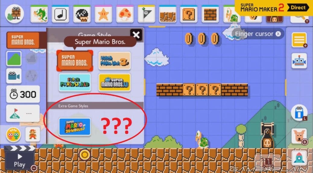 Más estilos de juego podrían estar de camino a Super Mario Maker 2