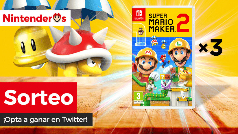 [Act.] ¡Sorteamos 3 copias de Super Mario Maker 2 para Nintendo Switch!