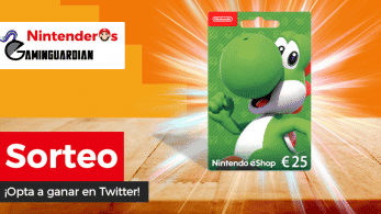 [Act.] ¡Sorteamos una tarjeta para la Nintendo eShop de 25€ junto a GaminGuardian!