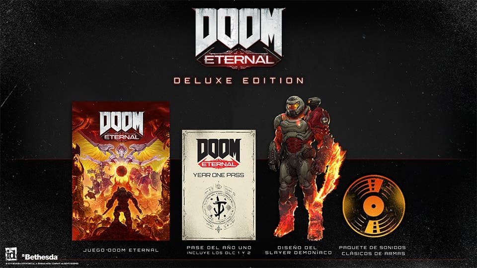 Así es la DOOM Eternal Deluxe Edition que llegará a Nintendo Switch