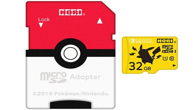 Hori lazará en Japón estas nuevas tarjetas MicroSD con temática de Pokémon y estuches de Splatoon 2