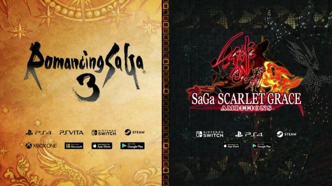 Resultado de imagen de Romancing Saga 3 y SaGA Scarlet Grace