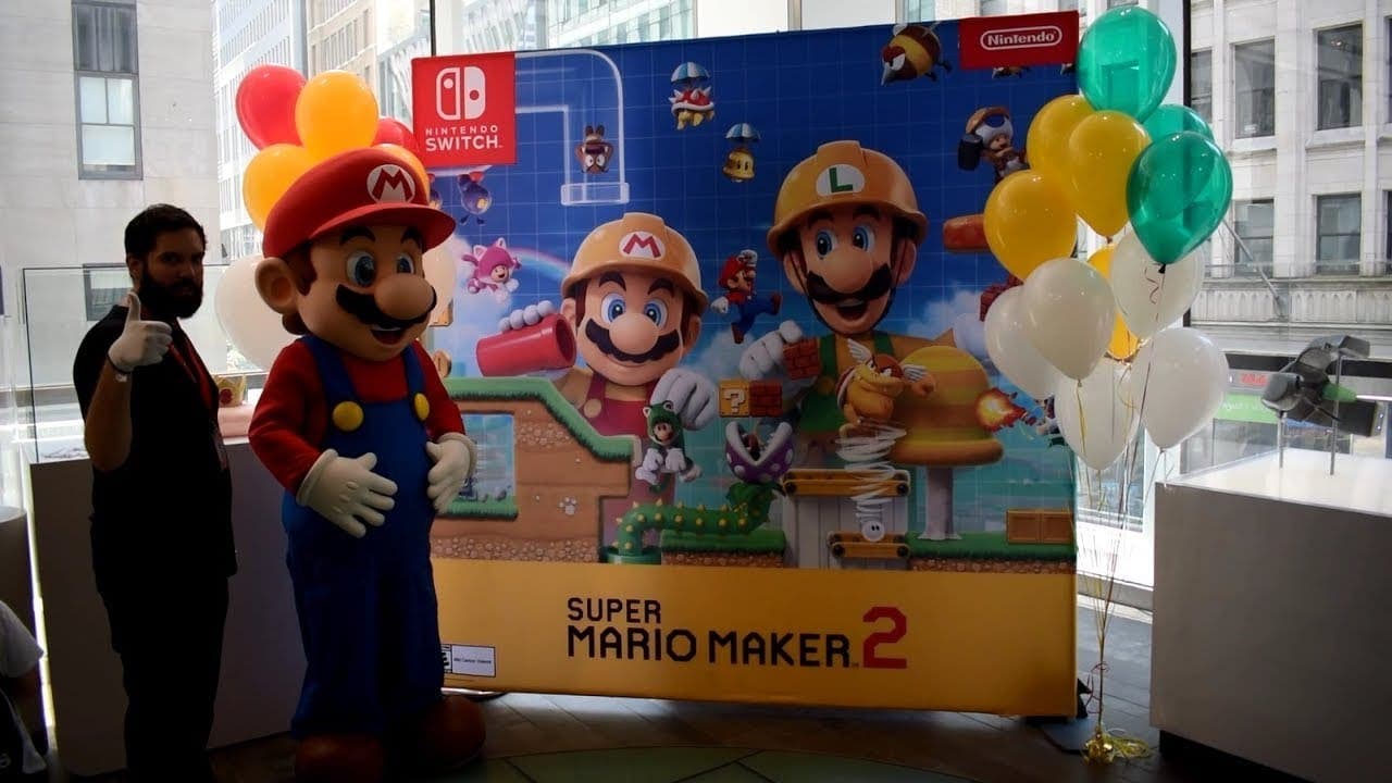 Vídeo del evento de estreno de Super Mario Maker 2 en Nintendo NY
