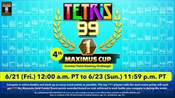 Nintendo anuncia la cuarta copa competitiva de Tetris 99