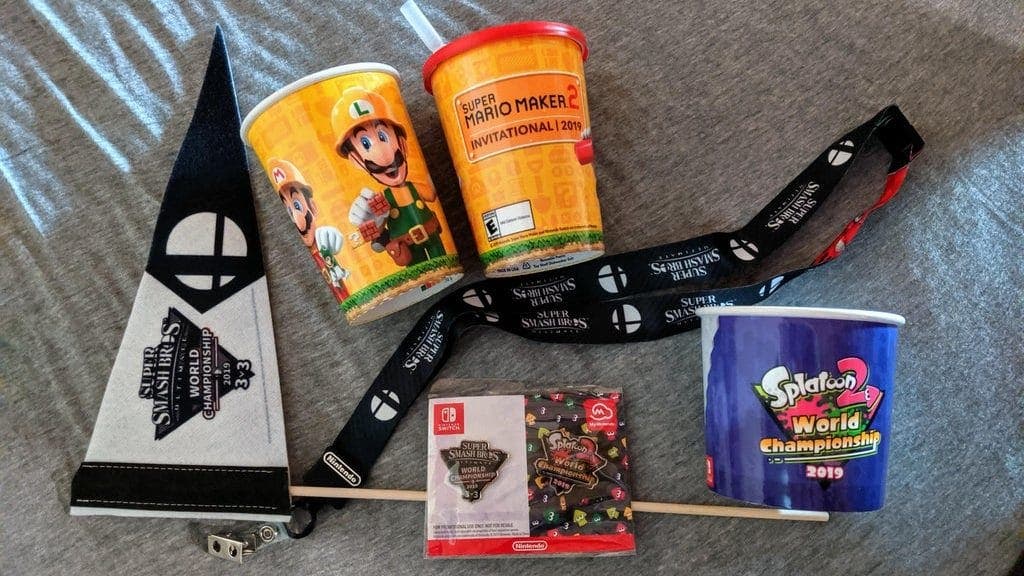 Estos son los artículos que recibieron quienes asistieron a los torneos de Nintendo en el E3 2019