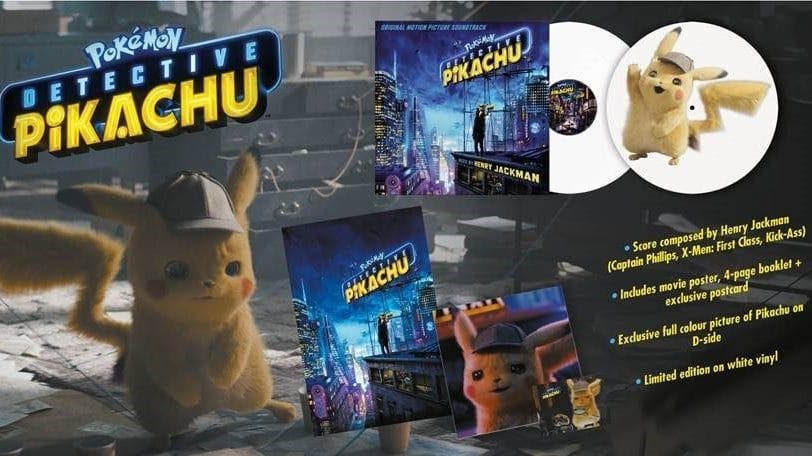 La banda sonora de Pokémon: Detective Pikachu será lanzada en vinilo