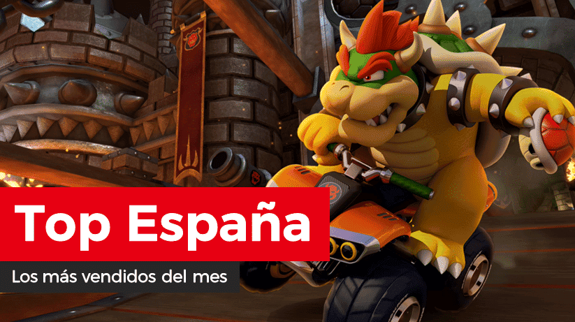 Mario Kart 8 Deluxe se sitúa como el tercer juego más vendido en España durante el pasado mes de mayo
