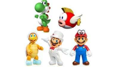 Esta nueva oleada de figuras articuladas de Mario estará disponible a partir de finales del mes de julio