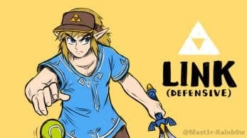 Fan imagina cómo sería Link si fuera un personaje jugable en Mario Tennis Aces