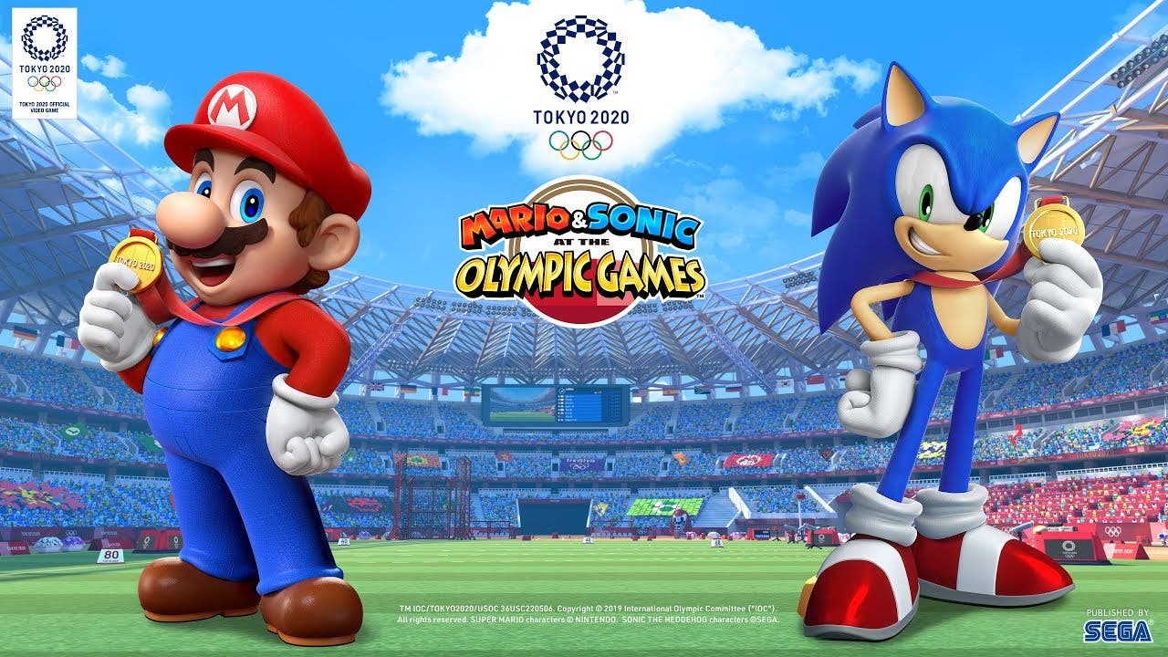 Mario & Sonic en los Juegos Olímpicos de Tokio 2020 se lanza el 8 de noviembre, tamaño de la descarga