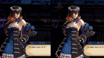 Comparativa en vídeo de Bloodstained: Ritual of the Night: Nintendo Switch vs. PlayStation 4