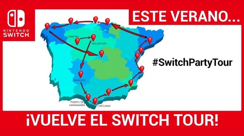 Nintendo España confirma el regreso del Switch Tour para este verano